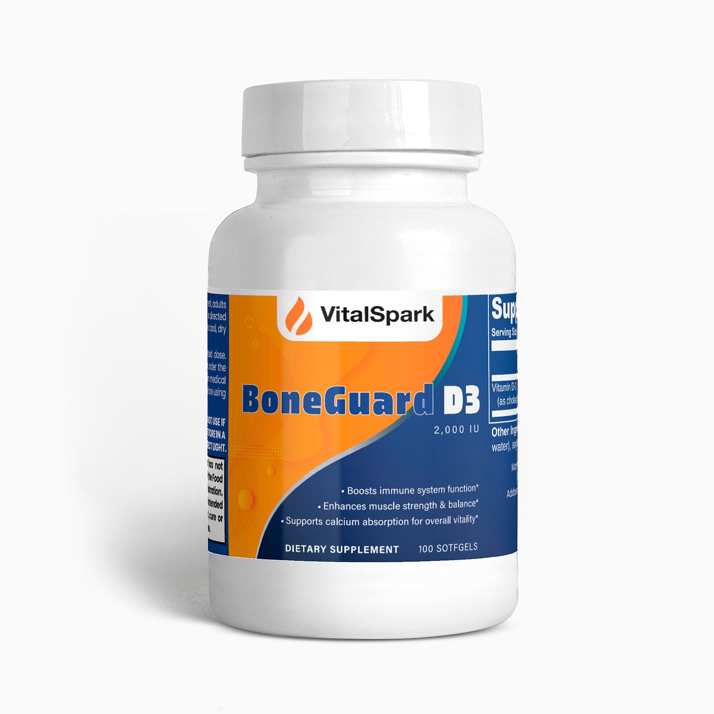 "Bone Strength Formula with Vitamin D3-Osteoporosis Prevention"