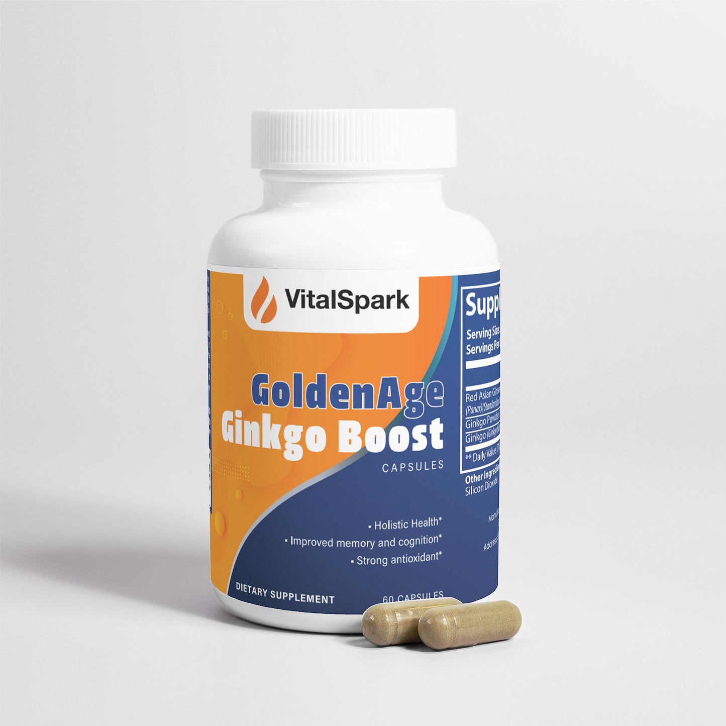 "Cognitive Enhancement with Ginkgo Biloba-Memory Support"