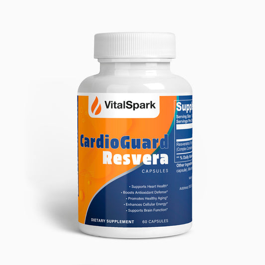 "Heart Health Supplement with Resveratrol-Cardiovascular Support"