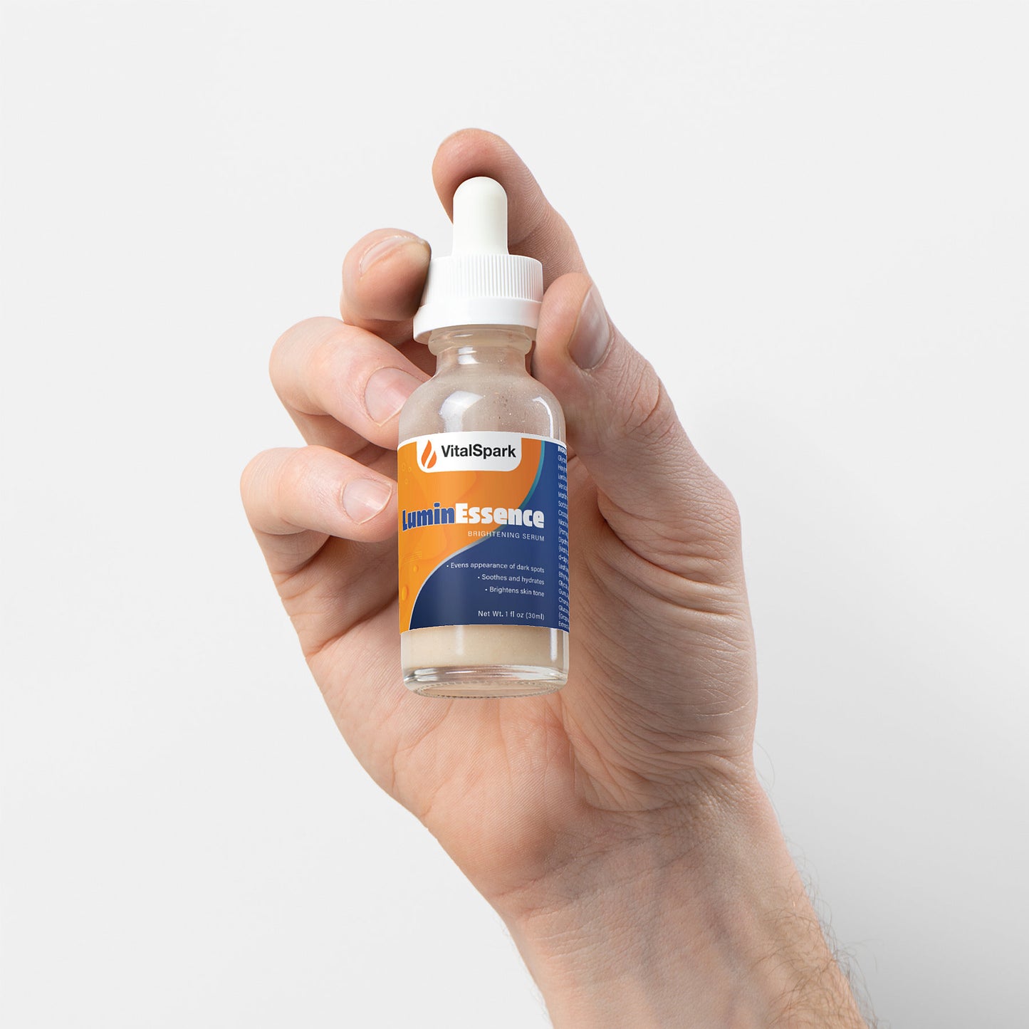 "Anti-Aging Brightening Serum-Natural Radiance Boost"