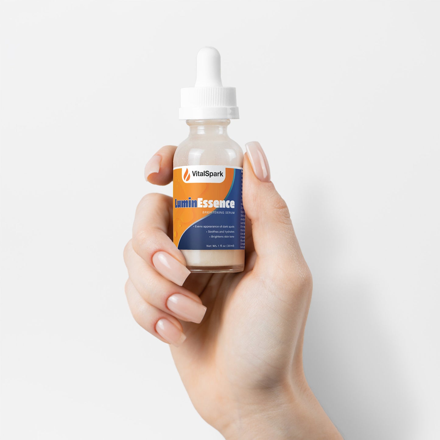 "Anti-Aging Brightening Serum-Natural Radiance Boost"