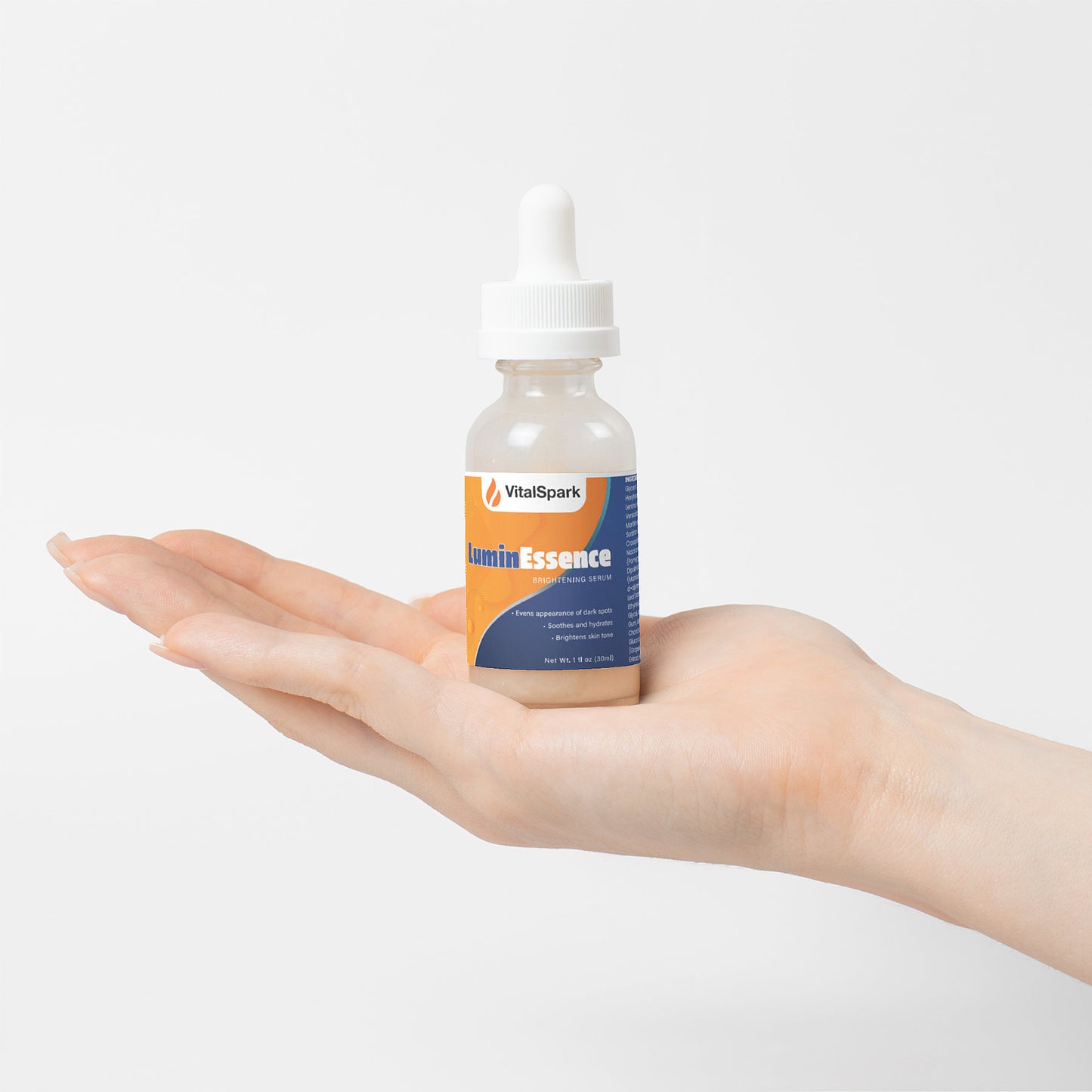 "Anti-Aging Brightening Serum-Natural Radiance Boost"