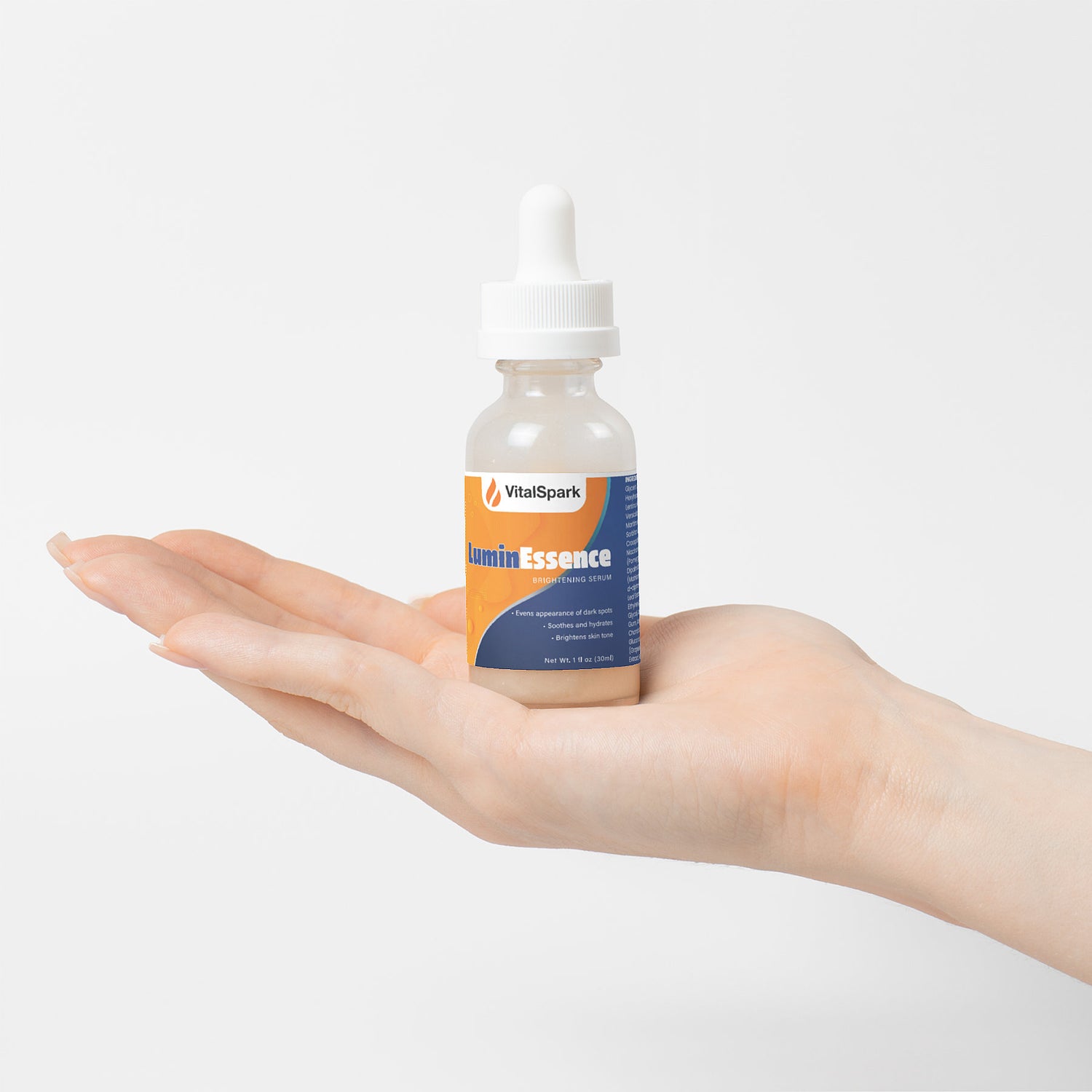 "Anti-Aging Brightening Serum-Natural Radiance Boost"