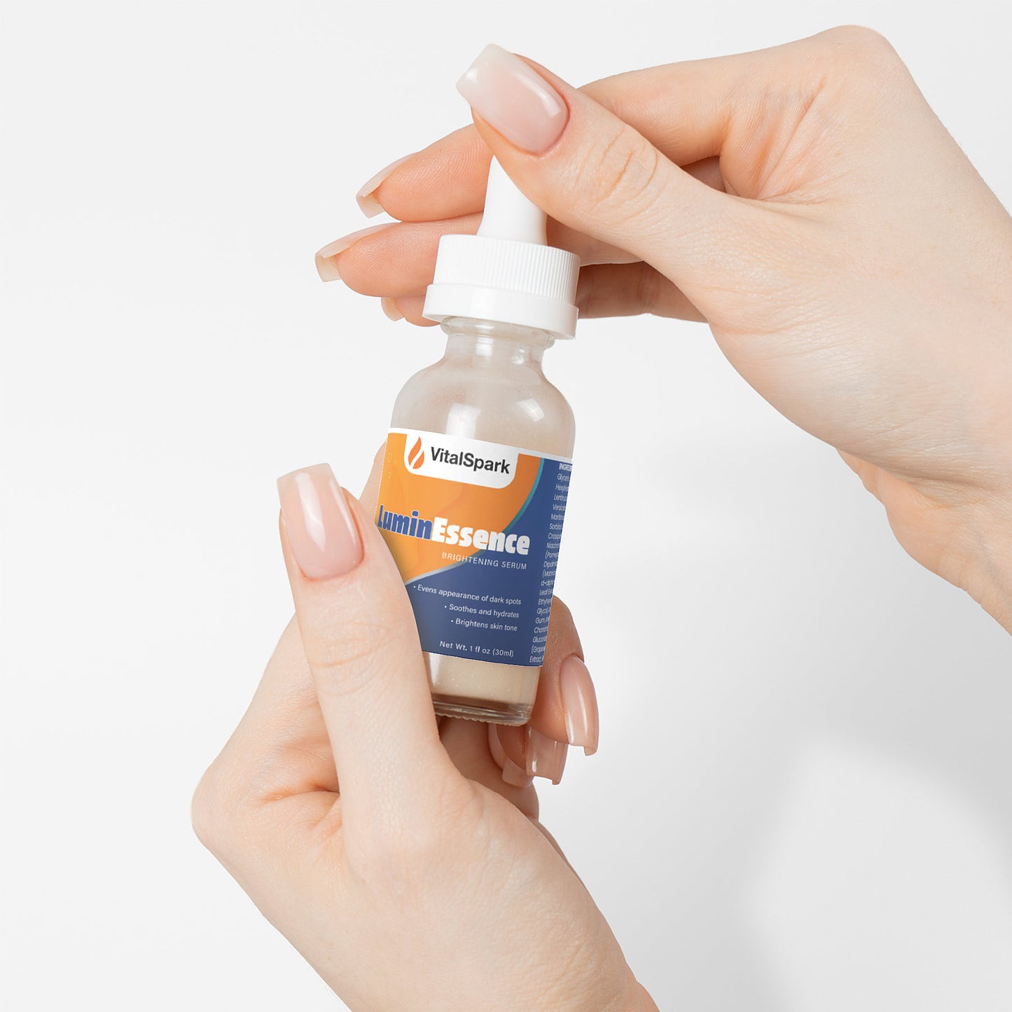 "Anti-Aging Brightening Serum-Natural Radiance Boost"