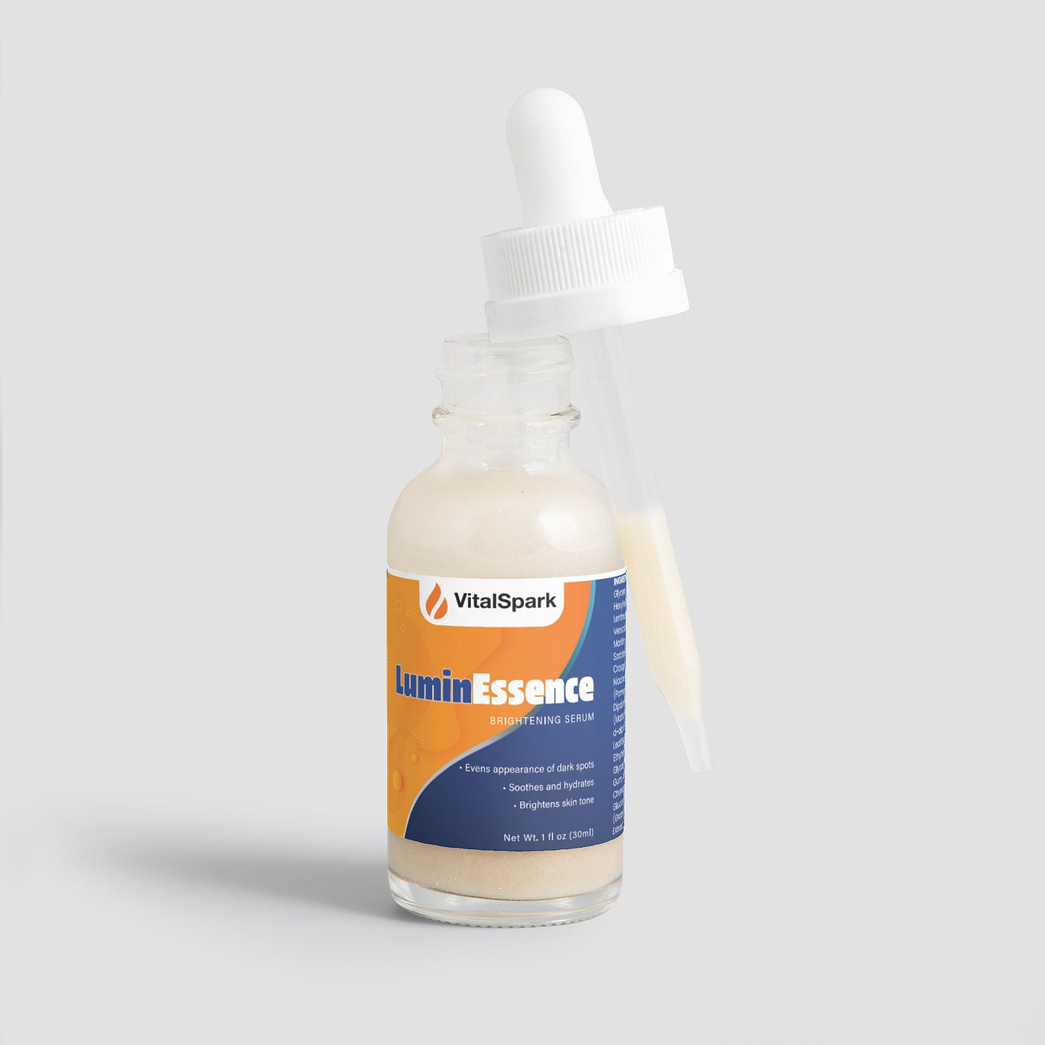 "Anti-Aging Brightening Serum-Natural Radiance Boost"