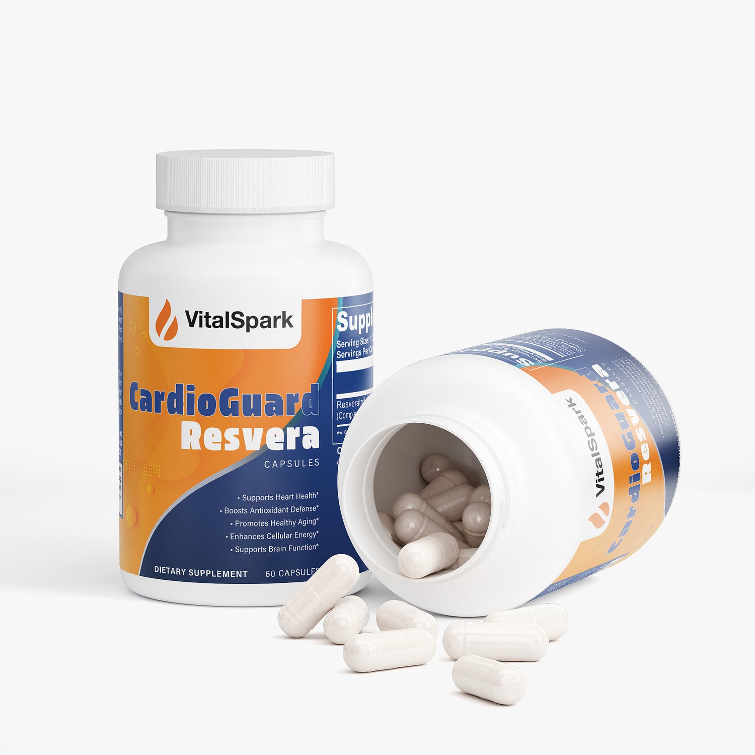 "Heart Health Supplement with Resveratrol-Cardiovascular Support"