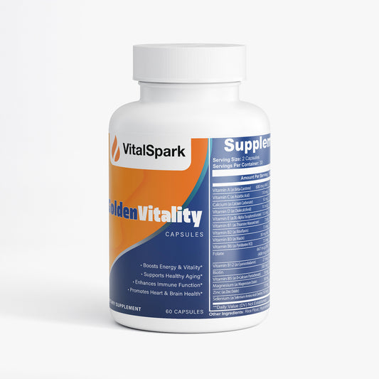 "Golden Vitality: Your All-in-One Solution for Vibrant Aging"