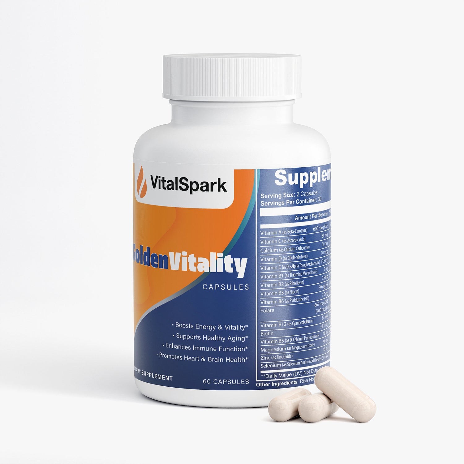"Golden Vitality: Your All-in-One Solution for Vibrant Aging"