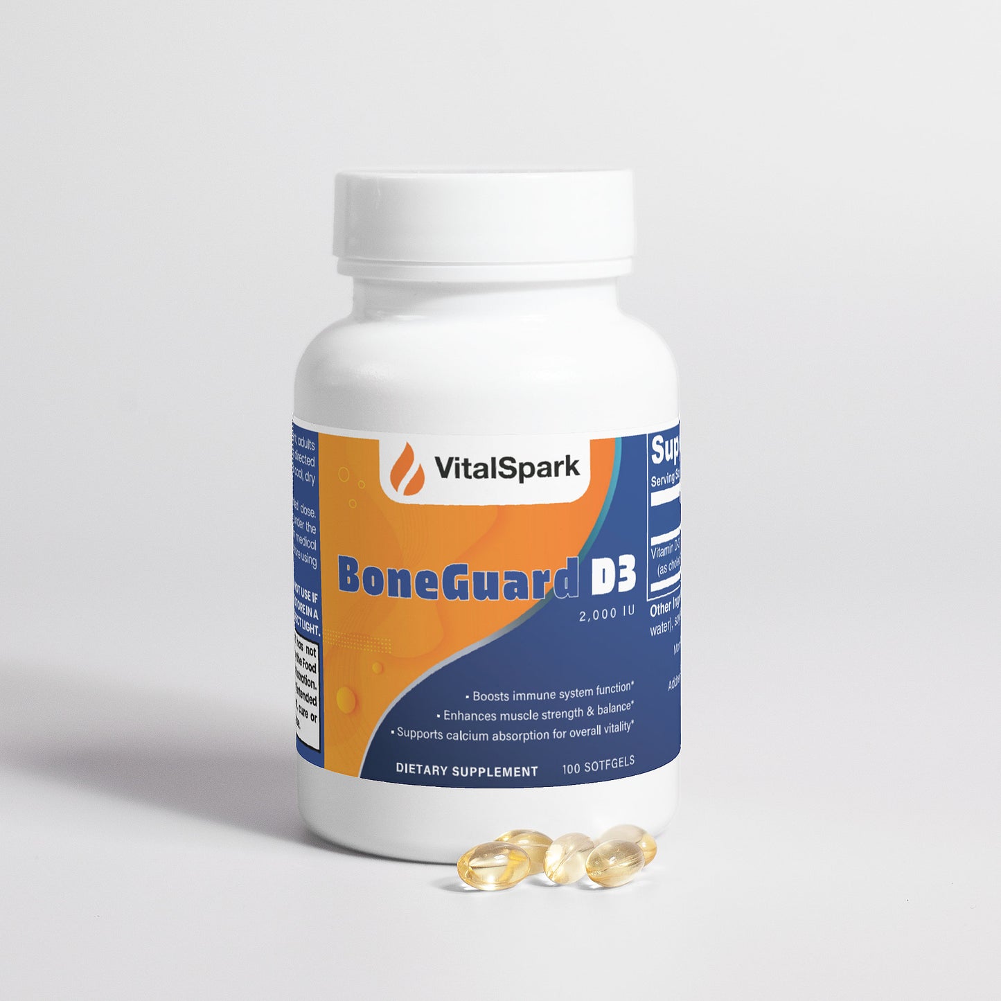 "Bone Strength Formula with Vitamin D3-Osteoporosis Prevention"