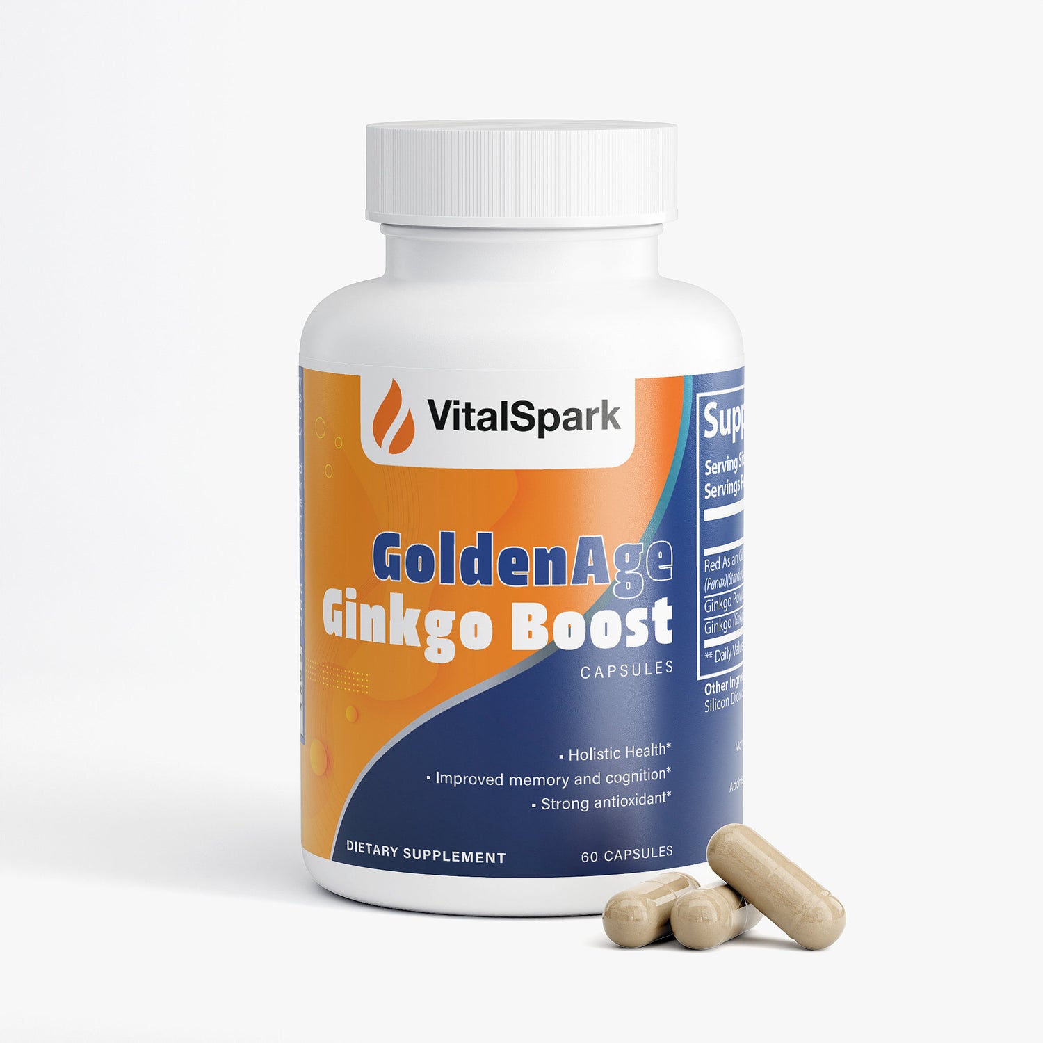 "Cognitive Enhancement with Ginkgo Biloba-Memory Support"