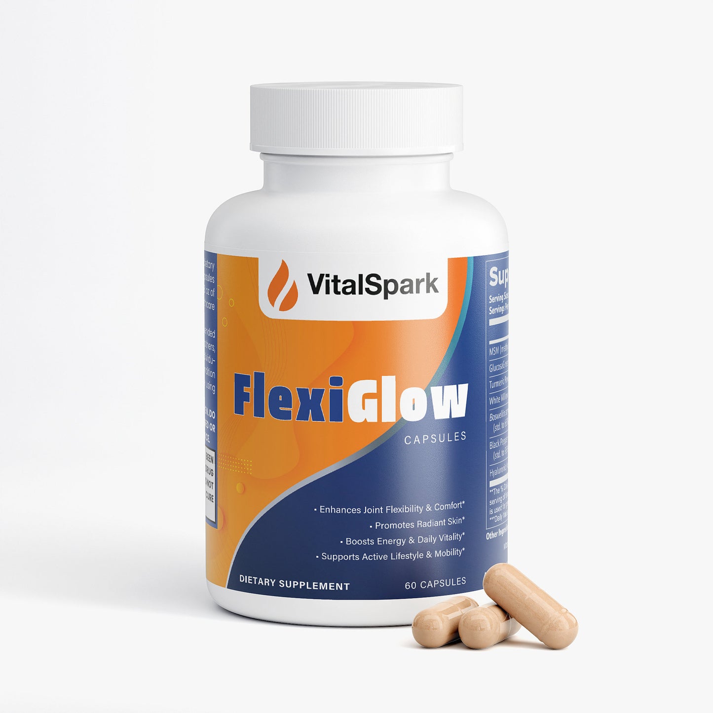 "FlexiGlow: 7 Powerful Ingredients, 1 Revolutionary Solution for Vibrant Joint Health"