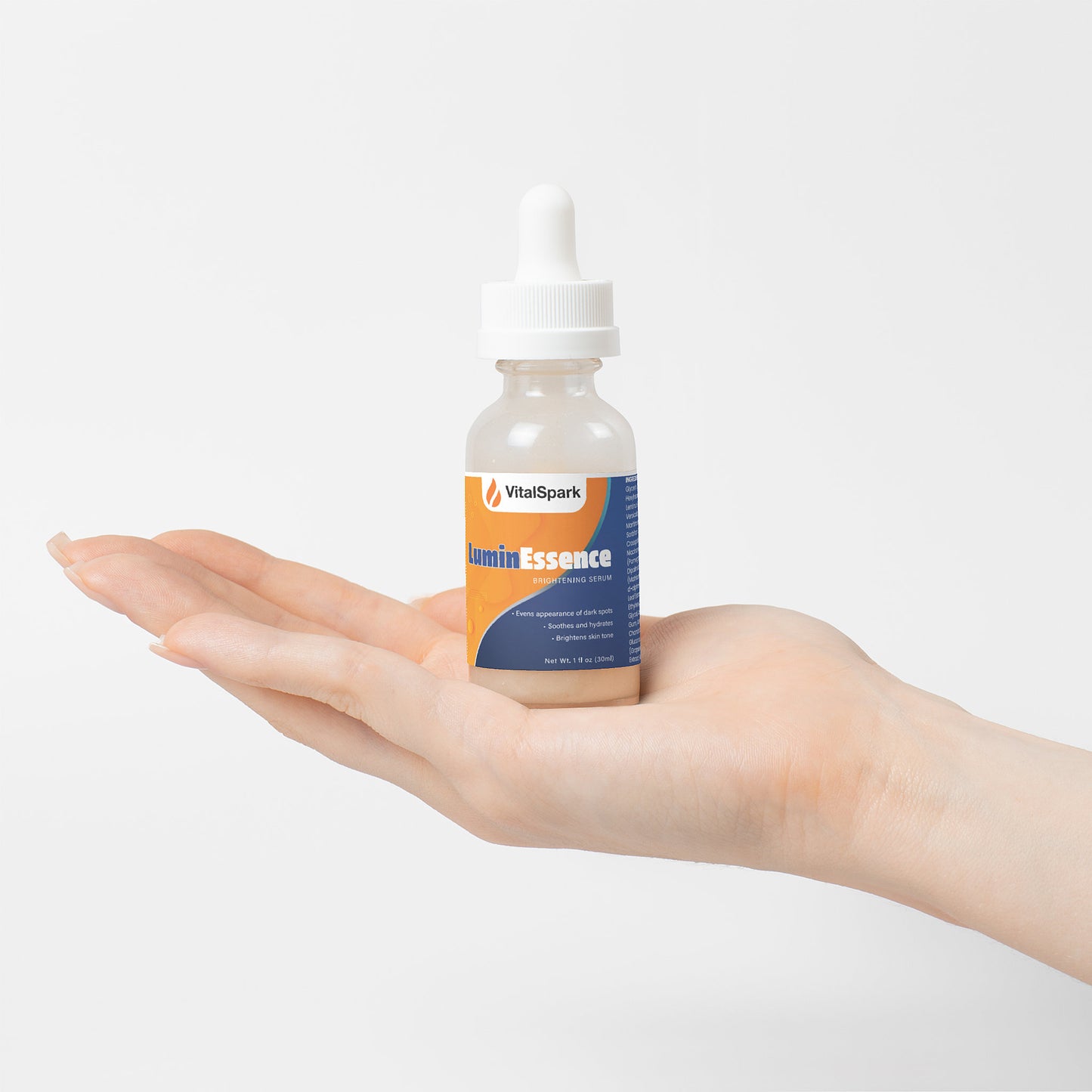 "Anti-Aging Brightening Serum-Natural Radiance Boost"