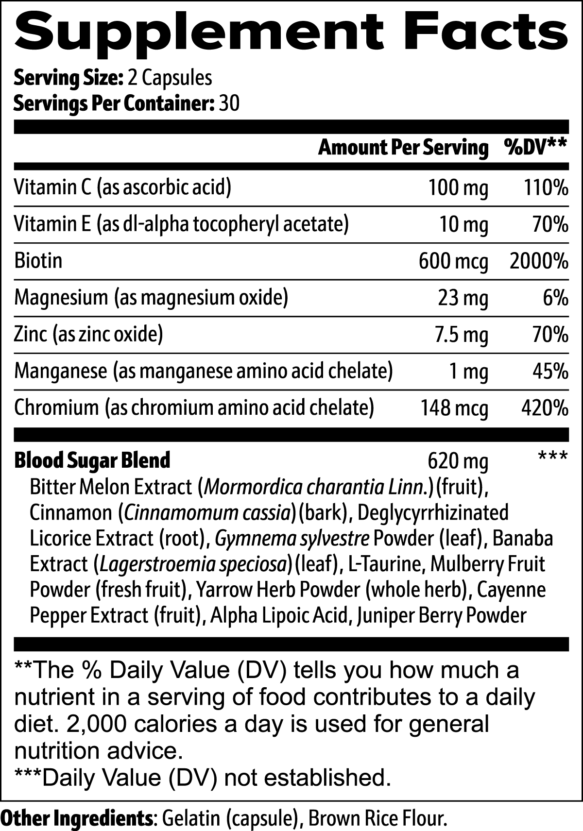 "Blood Sugar Support-Natural Glucose Management"