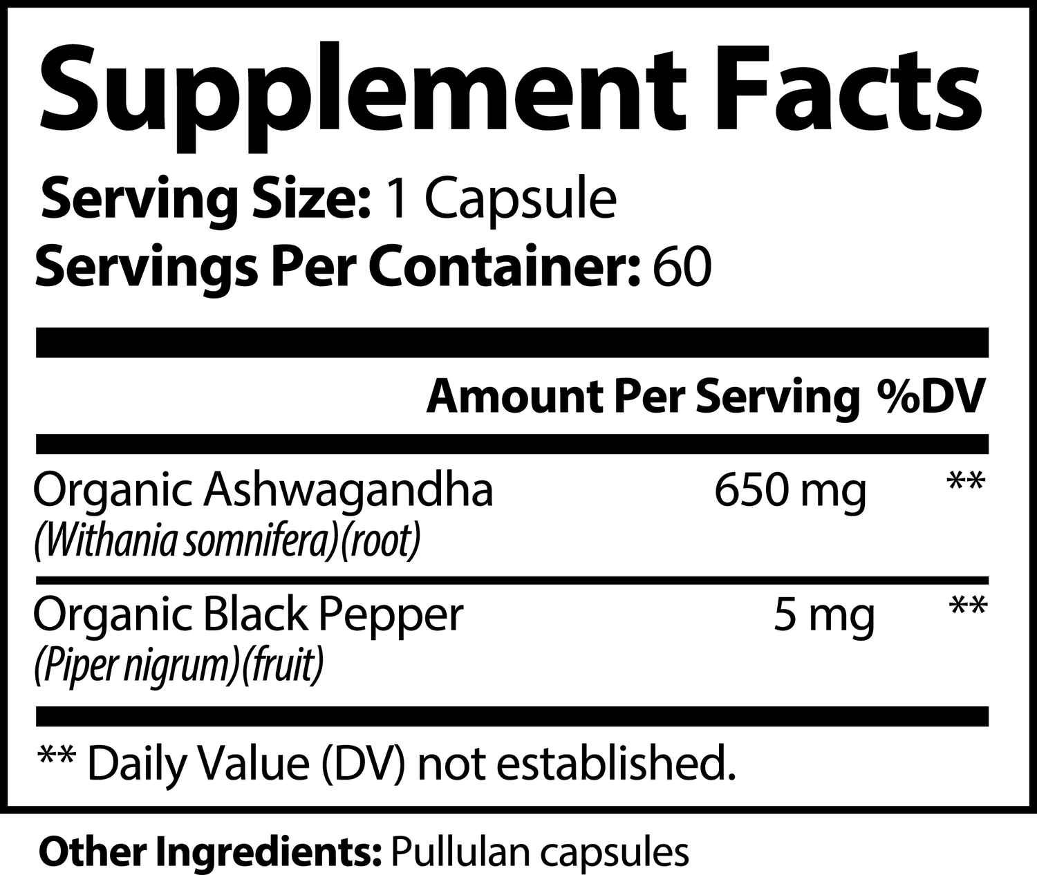 "Natural Stress Relief Supplement-Relaxation Support"