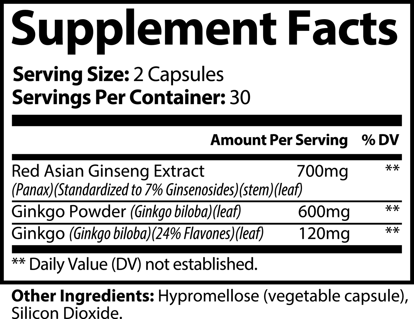 "Cognitive Enhancement with Ginkgo Biloba-Memory Support"
