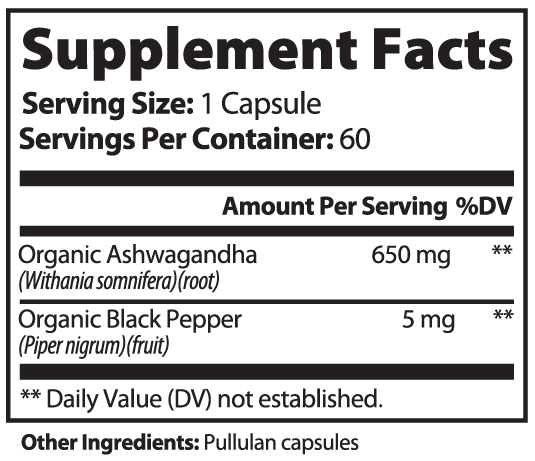 "Natural Stress Relief Supplement-Relaxation Support"